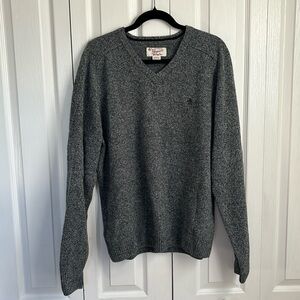 Men’s Original Penguin 100% Lambswool V Neck Sweater. Size XL